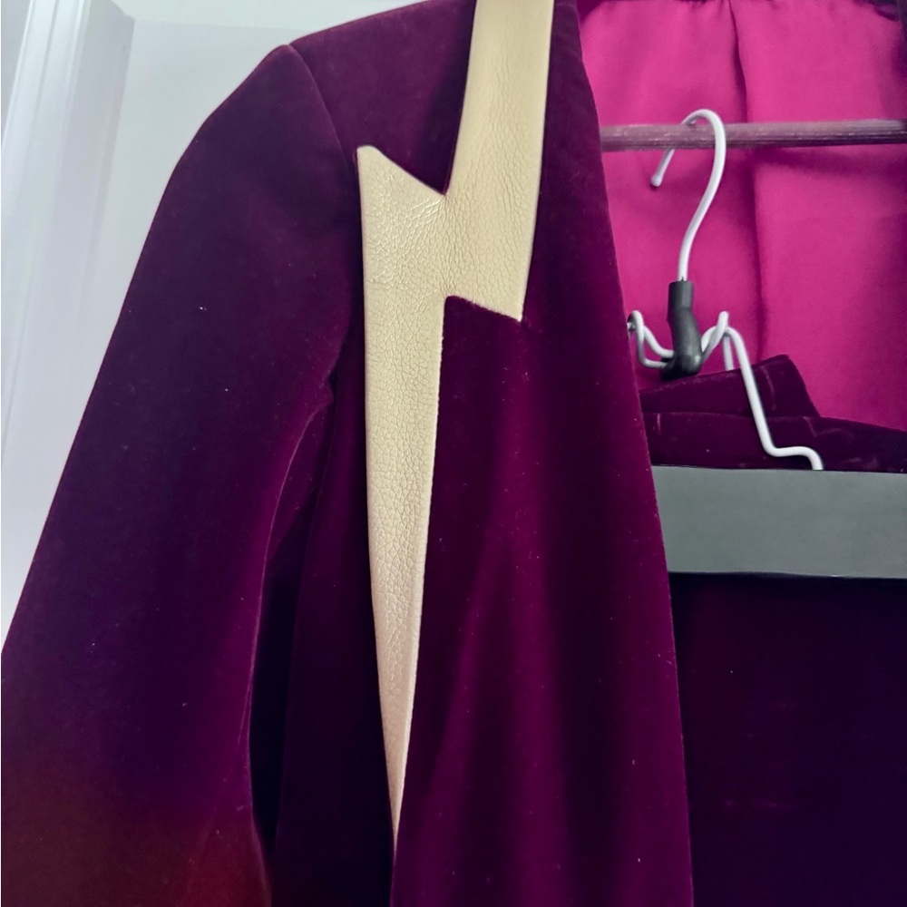 Velvet Burgundy Women's Suit Set from Any Old Iron - Picture 6 of 7